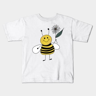 Bee and Flower Kids T-Shirt